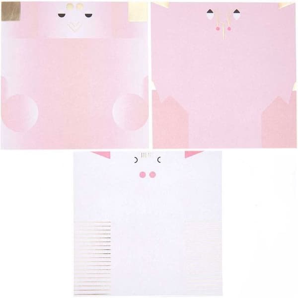 Kanin origamipapper, 30 ark