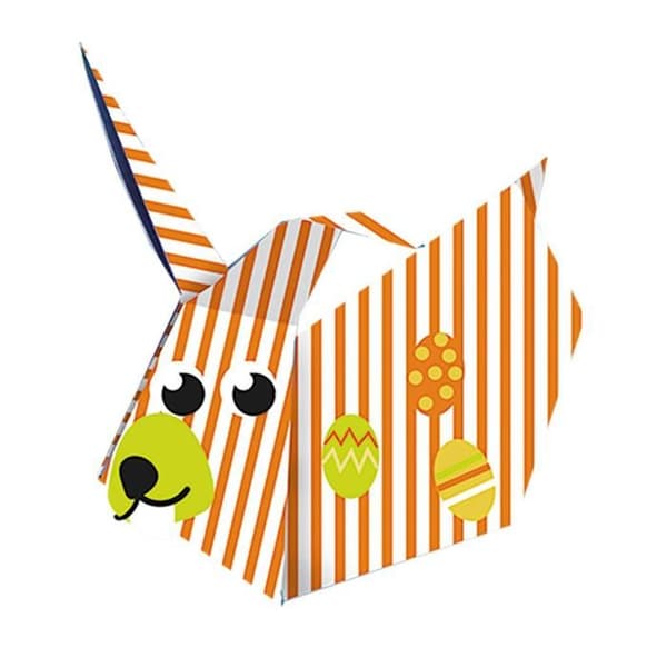 Kit Origami - Fridolin - Hare - 20 Ark - 4 Mönster - För Barn Från 6 År