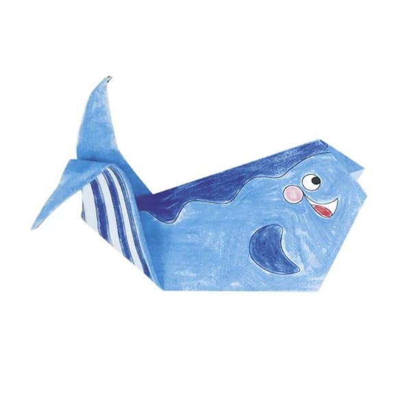 Kit Origami - Fridolin - Val - 20 Ark - 15x15 cm - Att färglägga för barn