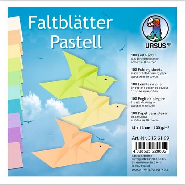 Fällande papper « Pastell »