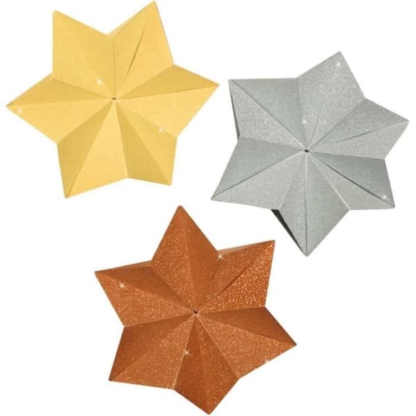 Fällande metalliskt papper Ursus 20x20 cm - Paket om 100