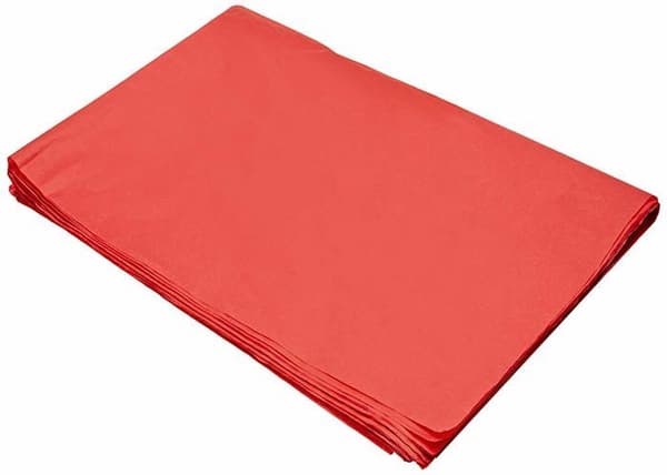 Sadipal origami spel - 50x70 - Set med 25 ark rött silkespapper 50 x 70 cm
