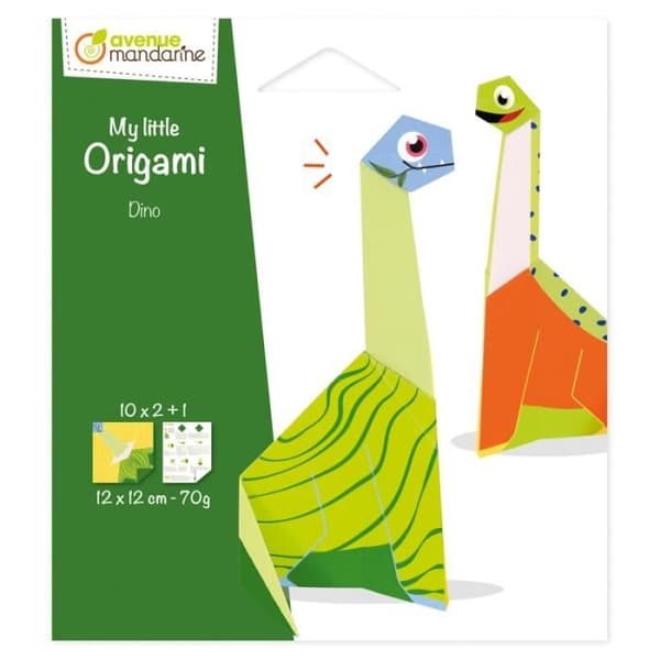 My little Origami origami kit - Dinosaurier - AVENUE MANDARINE - 20 ark