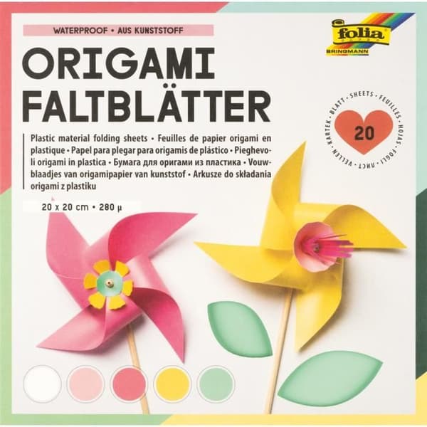 Folia Origami Vikpapper 20x20cm 20 ark