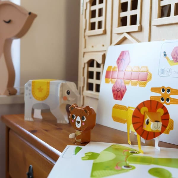 WOOPIE ART&FUN 3D-origami-tee-se-itse-luova sarja – 10 eläintä