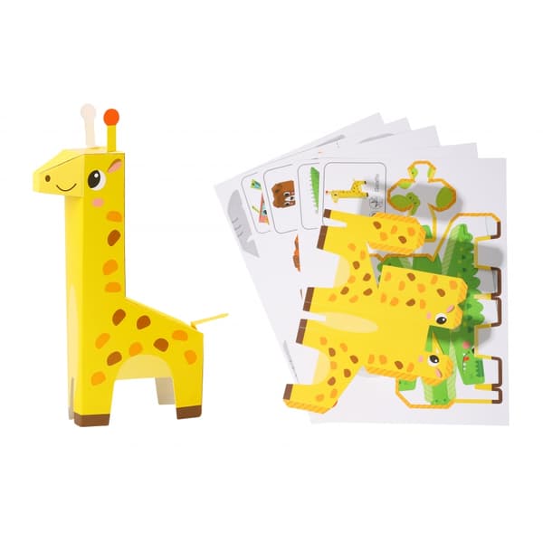 WOOPIE ART&FUN 3D-origami-tee-se-itse-luova sarja – 10 eläintä