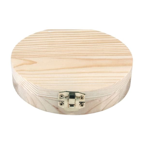 Box för mjölktänder i råträ ø 12 x 2,7 cm