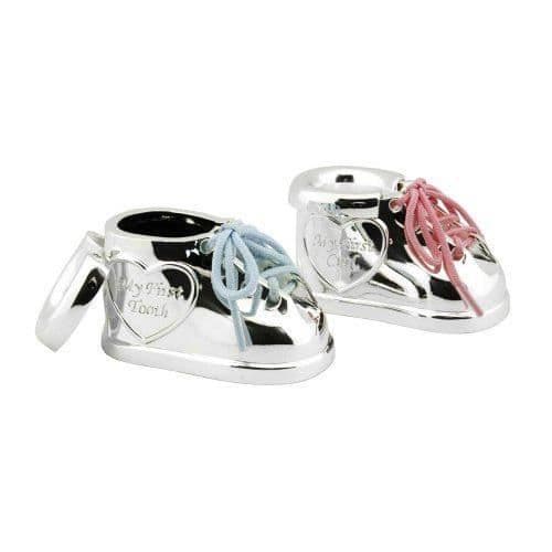 Zilverstad 7276261 Små lådor för mjölktänder och hårstrån Silver/rosa/blå 6 x 3,5 x 3,7 cmâ € ¦