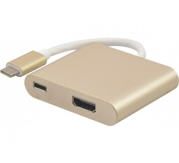 EXC USB 3.1 Type-C to HDMI 2.0 + DisplayPort 1.2 Adapter