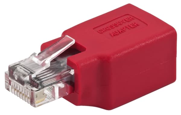 Goobay 68912, RJ45, RJ45, Rød