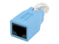 Miniatyrbild 3 av 5: StarTech.com Cisco Console Rollover Adapter for RJ45 Ethernet Cable - Network adapter cable - RJ-45 (M) to RJ-45 (F) - blue - ROLLOVER - Nätverksadap