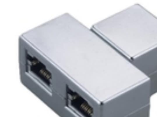 MicroConnect Y-ADAPTER - Nätverksdelare - RJ-45 (hona) till RJ-45 (hona) - skärmad