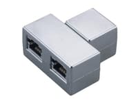 MicroConnect Y-ADAPTER - Nätverksdelare - RJ-45 (hona) till RJ-45 (hona) - skärmad
