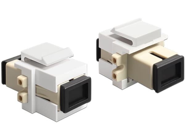 Delock - Kopplingsdon för nätverk - SC-läge (multi-mode) (hona) till SC-läge (multi-mode) (hona) - fiberoptisk