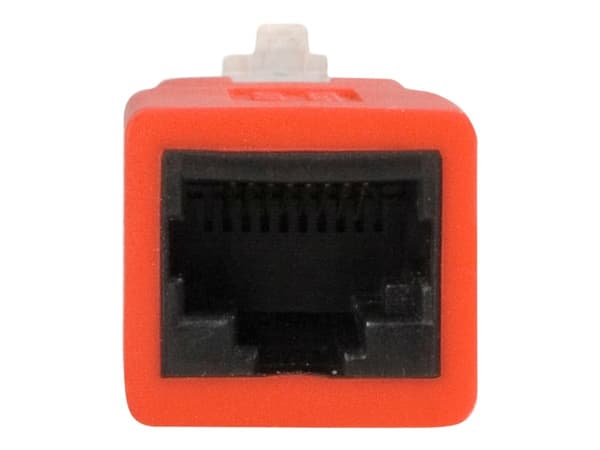 StarTech.com Cat6 Cable - Cat6 Crossover Adapter - GbE - Red - Ethernet Network Cable (C6CROSSOVER) - Korskopplad adapter - RJ-45 (hane) till RJ-45 (