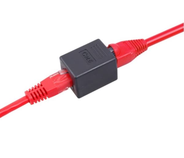 Maclean MCTV-811 - Kopplingsdon för nätverk - RJ-45 (hona) till RJ-45 (hona) - CAT 6 - svart