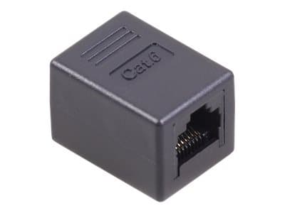 Maclean MCTV-811 - Kopplingsdon för nätverk - RJ-45 (hona) till RJ-45 (hona) - CAT 6 - svart