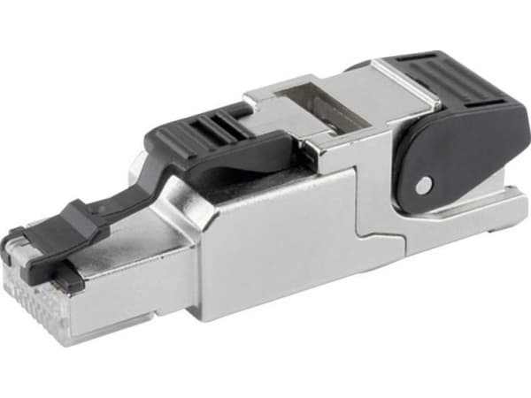 Telegärtner - Nätverkskontakt - RJ-45 (hane) - skärmad - CAT 6a - tvinnad