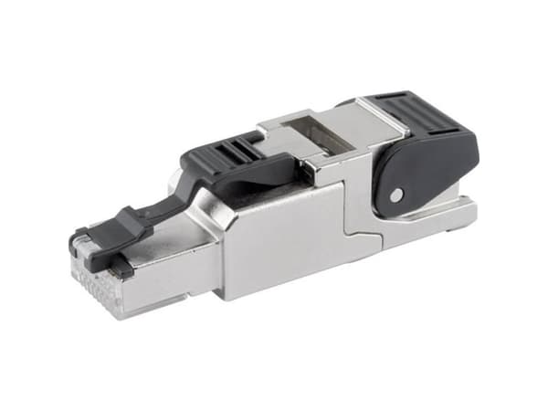 Telegärtner - Nätverkskontakt - RJ-45 (hane) - skärmad - CAT 6a - tvinnad