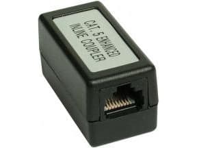 Goobay RJ-45 Adapter, RJ-45, RJ-45, Svart