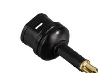 Hama - Digital audio-adapter (optisk) - digitallyd - mini TOSLINK hann til TOSLINK hunn - fiberoptisk - svart