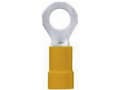 Miniatyrbilde 3 av 4: LAPP 63104380 Ringkabelsko Tværsnit (max.)=6 mm² Delvist isoleret Gul 50 stk