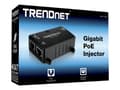Miniatyrbild 2 av 5: TRENDnet TPE-113GI - Strömtillförsel - AC 100-240 V - 15.4 Watt - utgångskontakter: 1