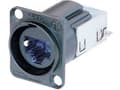 Pikkukuva 4 / 5: Neutrik NE8FDY-C6-B EtherCon® RJ45 CAT6-alustaliitin NE8FDY-C6-B Liitin, uppoasennus NE8FDY-C6-B Napaluku: 8P8C Musta 1 kpl