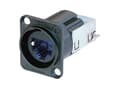 Pikkukuva 2 / 5: Neutrik NE8FDY-C6-B EtherCon® RJ45 CAT6-alustaliitin NE8FDY-C6-B Liitin, uppoasennus NE8FDY-C6-B Napaluku: 8P8C Musta 1 kpl
