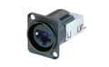 Pikkukuva 1 / 5: Neutrik NE8FDY-C6-B EtherCon® RJ45 CAT6-alustaliitin NE8FDY-C6-B Liitin, uppoasennus NE8FDY-C6-B Napaluku: 8P8C Musta 1 kpl