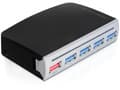 Miniatyrbild 3 av 5: Delock 4 port USB 3.0 Hub - Hubb - 4 x SuperSpeed USB 3.0 - skrivbordsmodell