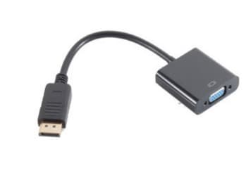 shiverpeaks BS14-05012, VGA (D-Sub), DisplayPort, Hankjønn, Hunkjønn, Sort