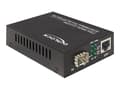 Miniatyrbild 3 av 5: Delock Media Converter 1000Base-T to SFP - Fibermediekonverterare - 1GbE - 10Base-T, 1000Base-LX, 1000Base-SX, 100Base-TX, 1000Base-T - RJ-45 / SFP (