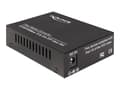 Miniatyrbild 1 av 5: Delock Media Converter 1000Base-T to SFP - Fibermediekonverterare - 1GbE - 10Base-T, 1000Base-LX, 1000Base-SX, 100Base-TX, 1000Base-T - RJ-45 / SFP (