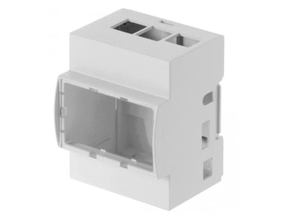 Raspberry Pi-hus for B+ - 2 og 3 - for topphattskinne (HE-kassehatter)