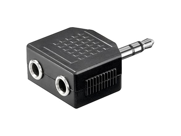 Goobay 11104, 3,5 mm, 2 x 3,5 mm, sortering