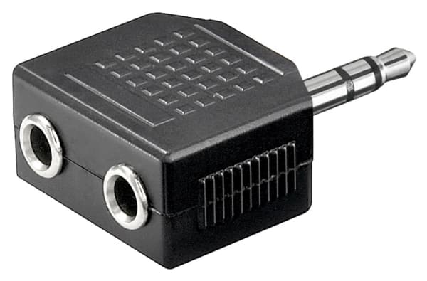 Goobay 11104, 3,5 mm, 2 x 3,5 mm, sortering