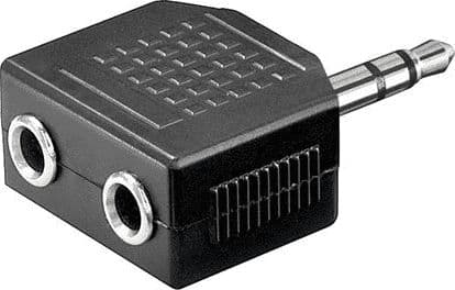 Goobay 11104, 3,5 mm, 2 x 3,5 mm, sortering