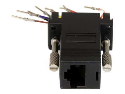 StarTech.com DB9 to RJ45 Modular Adapter - M/F - Serial adapter - DB-9 (M) to RJ-45 (F) - GC98MF - Seriell adapter - DB-9 (hann) til RJ-45 (hunn) - f