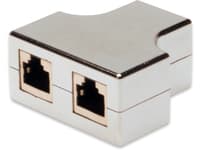 DIGITUS Professional - Kopplingsdon för nätverk - RJ-45 (hona) till RJ-45 (hane) - skärmad - CAT 5e - halogenfri