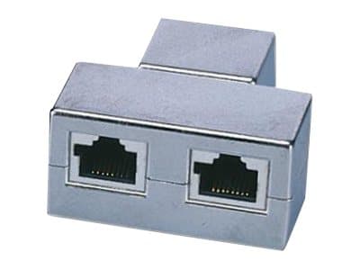 DIGITUS Professional - Kopplingsdon för nätverk - RJ-45 (hona) till RJ-45 (hane) - skärmad - CAT 5e - halogenfri