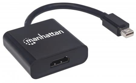 Manhattan 152570 videokabeladapter Mini DisplayPort HDMI Typ A (standard) Svart