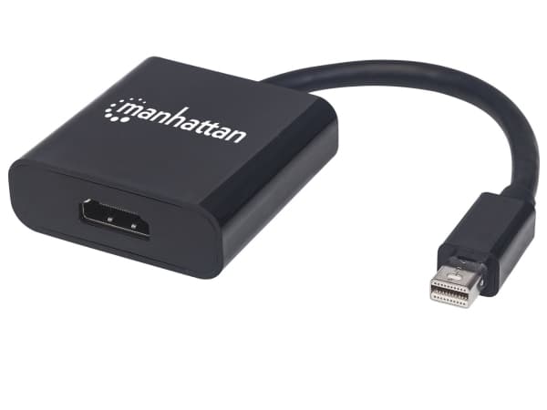 Manhattan 152570 videokabeladapter Mini DisplayPort HDMI Typ A (standard) Svart