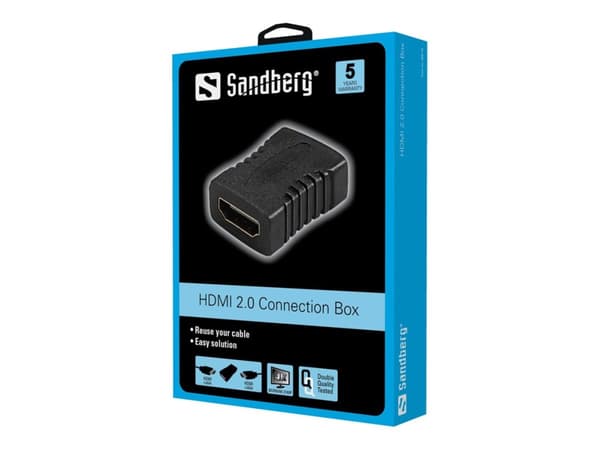 Sandberg - HDMI-kobler - HDMI hunn til HDMI hunn