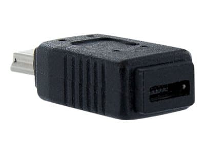 StarTech.com Micro USB to Mini USB 2.0 Adapter - Micro USB (f) to Mini USB (m) (UUSBMUSBFM) - USB-adapter - Micro-USB type B (hunn) til mini-USB type