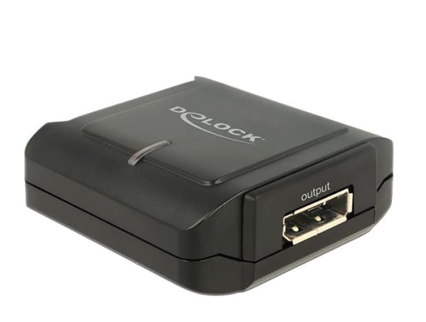 Delock Delock Displayport 1.2 Repeater 4K 60 Hz - Forsterker - DisplayPort - 20-pins DisplayPort / 20-pins DisplayPort - opp til 40 m