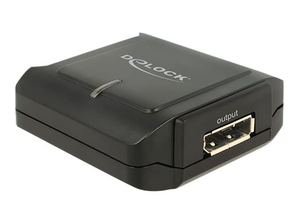 Delock Delock Displayport 1.2 Repeater 4K 60 Hz - Forsterker - DisplayPort - 20-pins DisplayPort / 20-pins DisplayPort - opp til 40 m