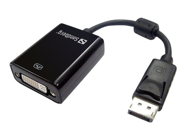 Sandberg - DisplayPort-kabel - DisplayPort (hann) til DVI-I (hunn)