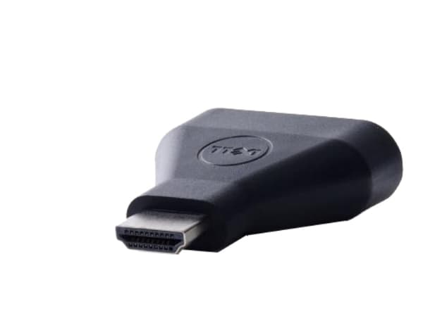 DELL 492-11681 kabelomvandlare (hane/hona) 19-pin HDMI-A M 24-pin DVI FM Svart