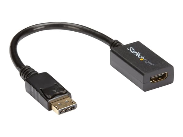 StarTech.com DisplayPort to HDMI Adapter - 1920x1200 - HDMI Video Converter - Latching DP Connector - Monitor to HDMI Adapter (DP2HDMI2) - Video adap